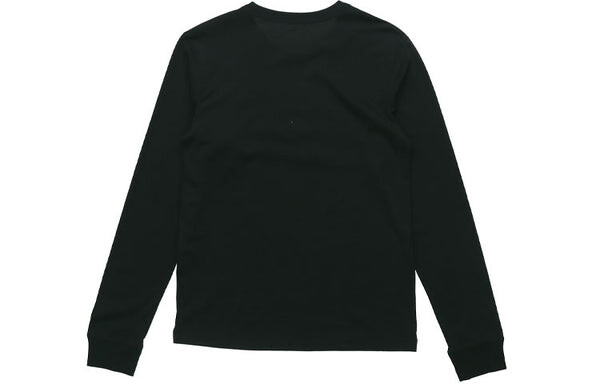 Футболка sportswear futura icon logo printed casual collar long sleeved male black Nike, черный — фото 2