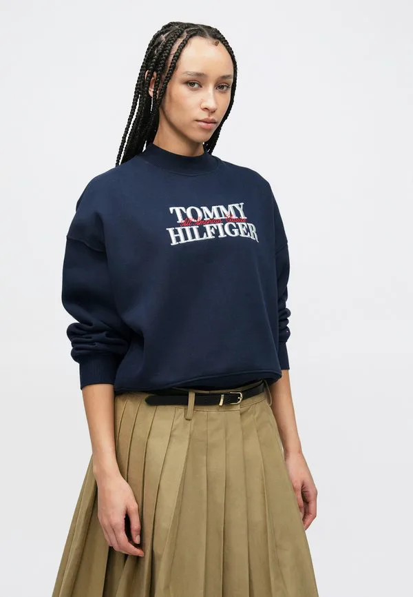 Классическая толстовка с высоким голенищем Tommy Hilfiger, Dark Night Navy — фото 4