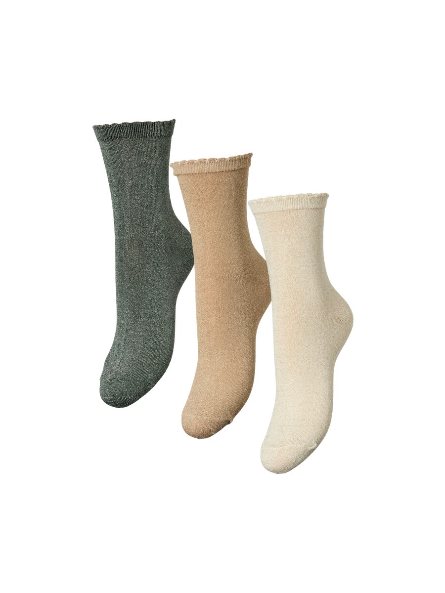 

Носки PIECES PCSebby, цвет Camel/Light beige/Fir