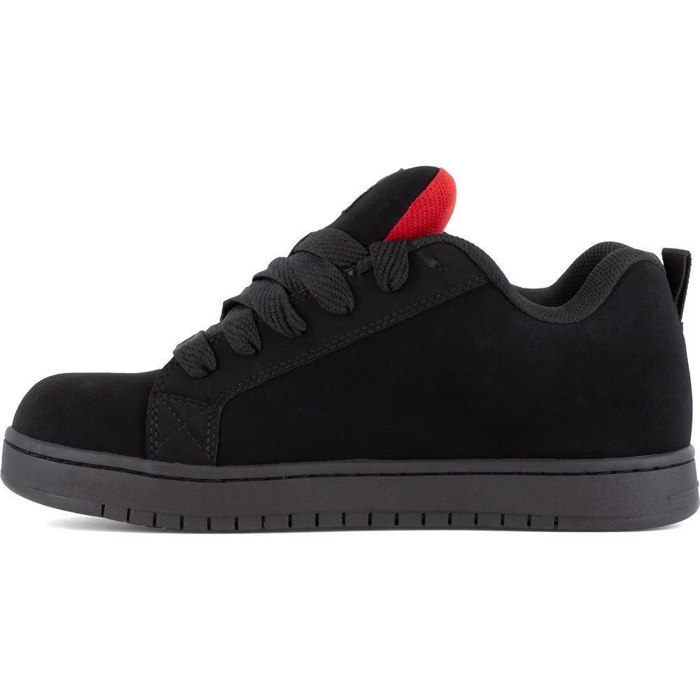 Кроссовки для работы с композитным носком Court graffik Dc Shoes, black/red — фото 3