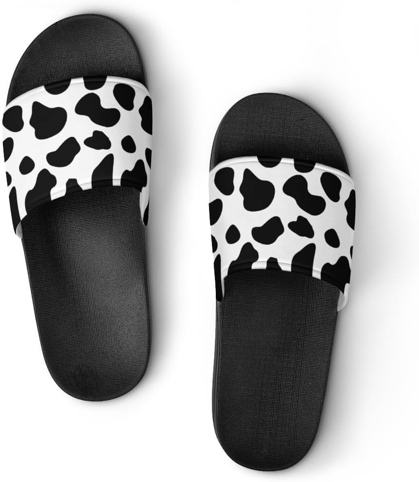 

Тапочки с принтом коровы CSQDFBHD для мужчин и женщин, шлепанцы, сандалии, нескользящие, летние, для улицы, пляжа и дома, Color3