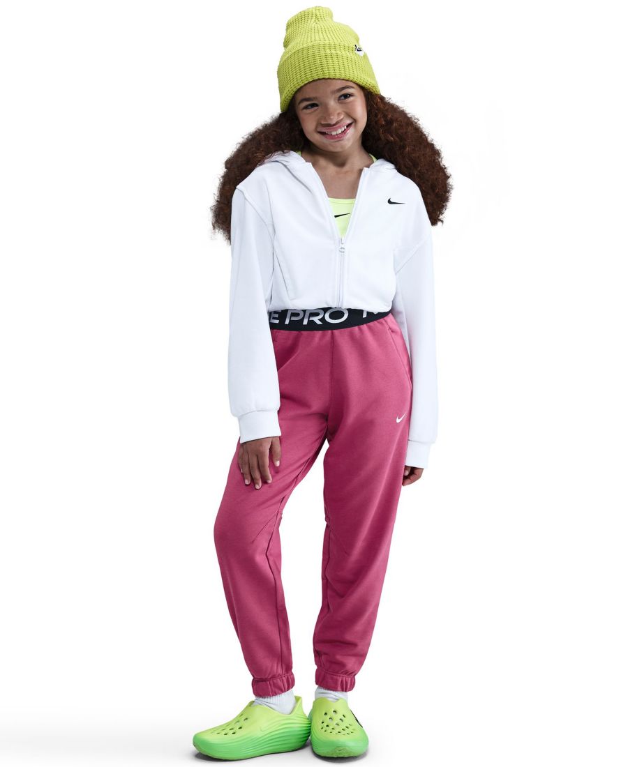 

Детские флисовые спортивные брюки Dri-FIT для девочек 7-16 лет Nike, Sweet Beet