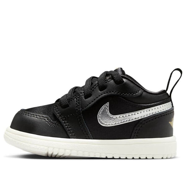 

Кроссовки 1 low alt se 'black metallic silver gold' Air Jordan, черный