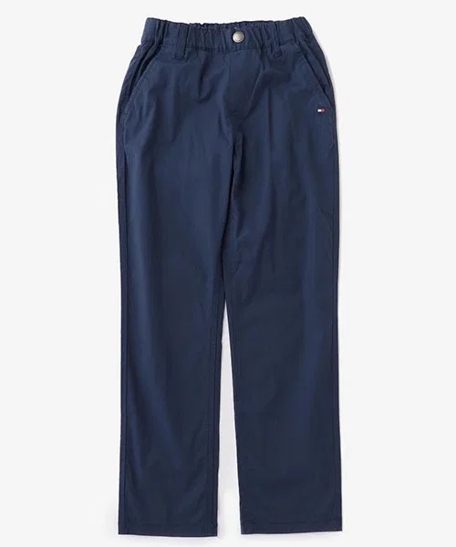 Детские брюки TOMMY HILFIGER хлопковые, тёмно-синие