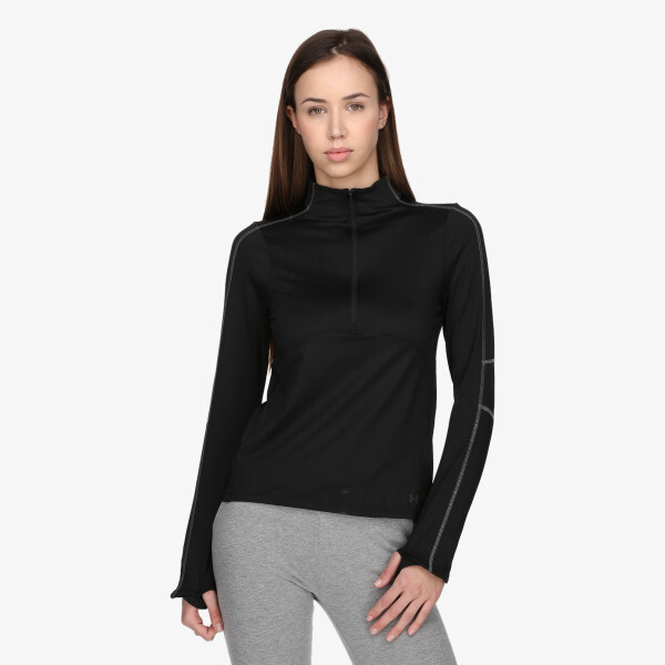 

Футболка с длинными рукавами и молнией 1/2 ua train cw Under Armour, черный