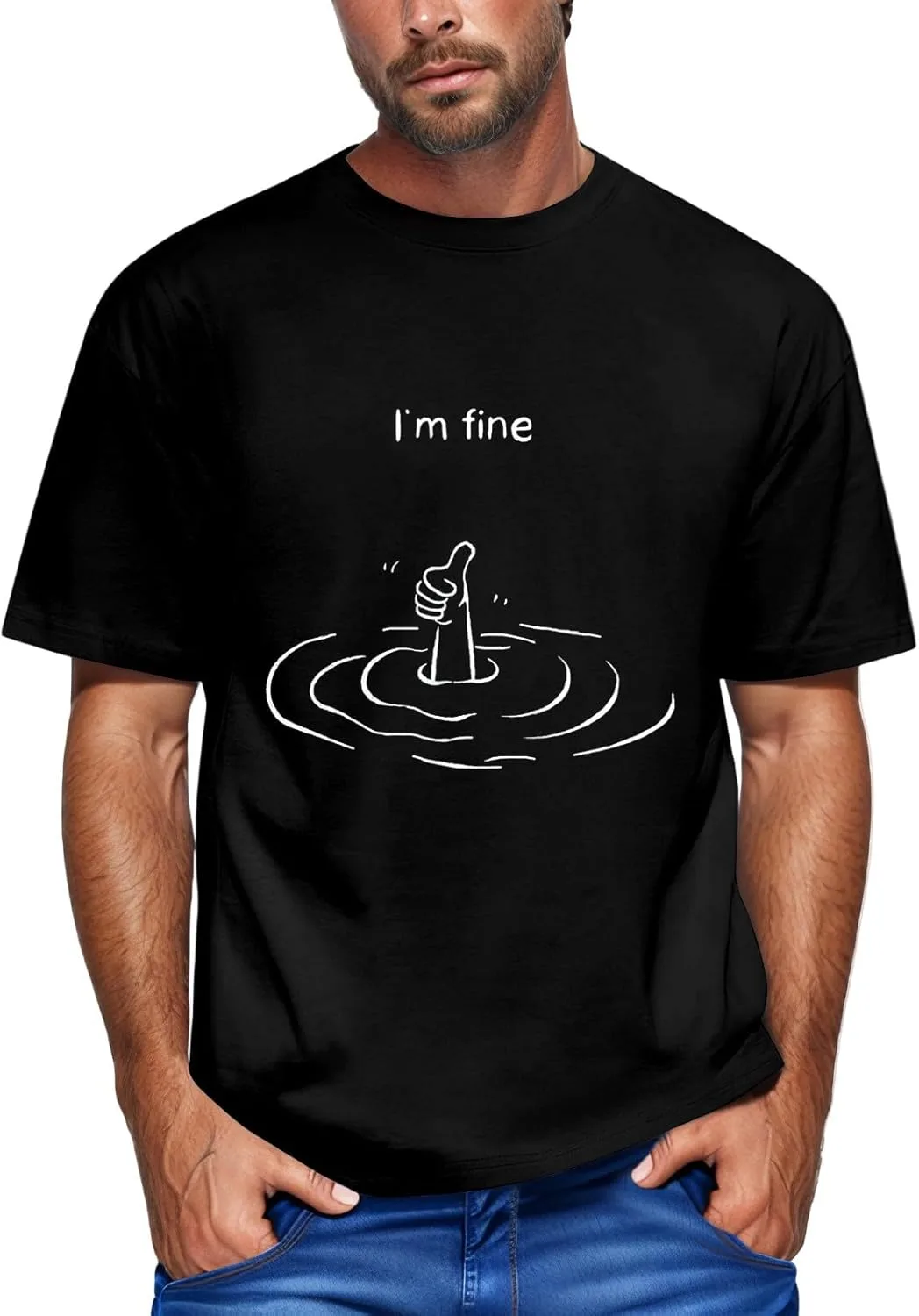 

Футболка мужская RTRDE с принтом, Casual, короткий рукав, S-3XL