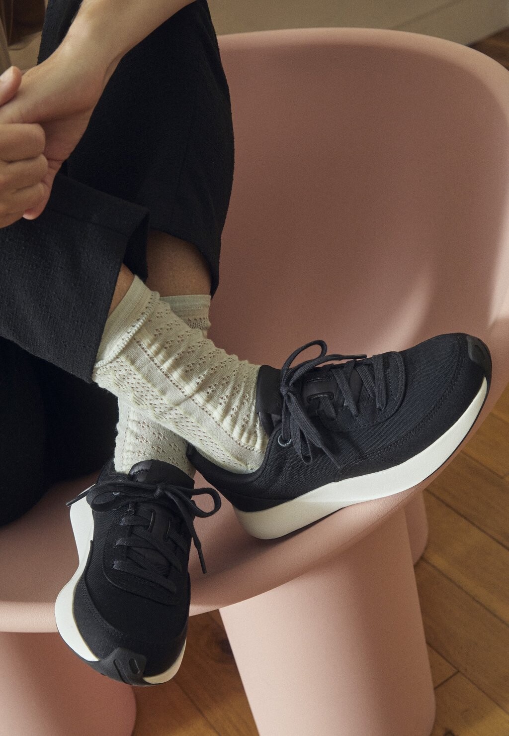 

Полукеды Courier Allbirds, цвет natural black