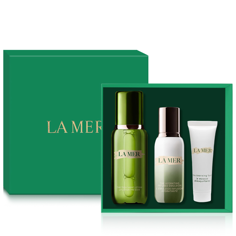 

HAILANZHIMI эссенция лосьон очищающее средство набор для ухода за кожей подтягивающий, увлажняющий, питающий, восстанавливающий набор из трех предметов LA MER