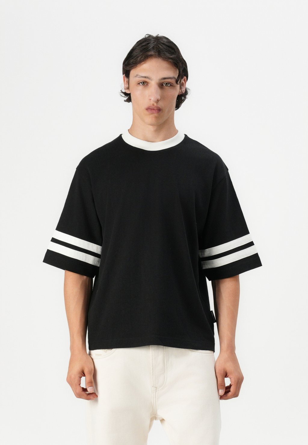 

Рубашка с принтом JCORETREAT CONTRAST STRIPE Jack & Jones, черный