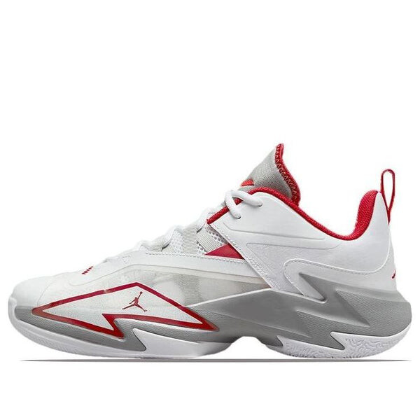 

Кроссовки westbrook one take 3 'white gym red' Air Jordan, белый