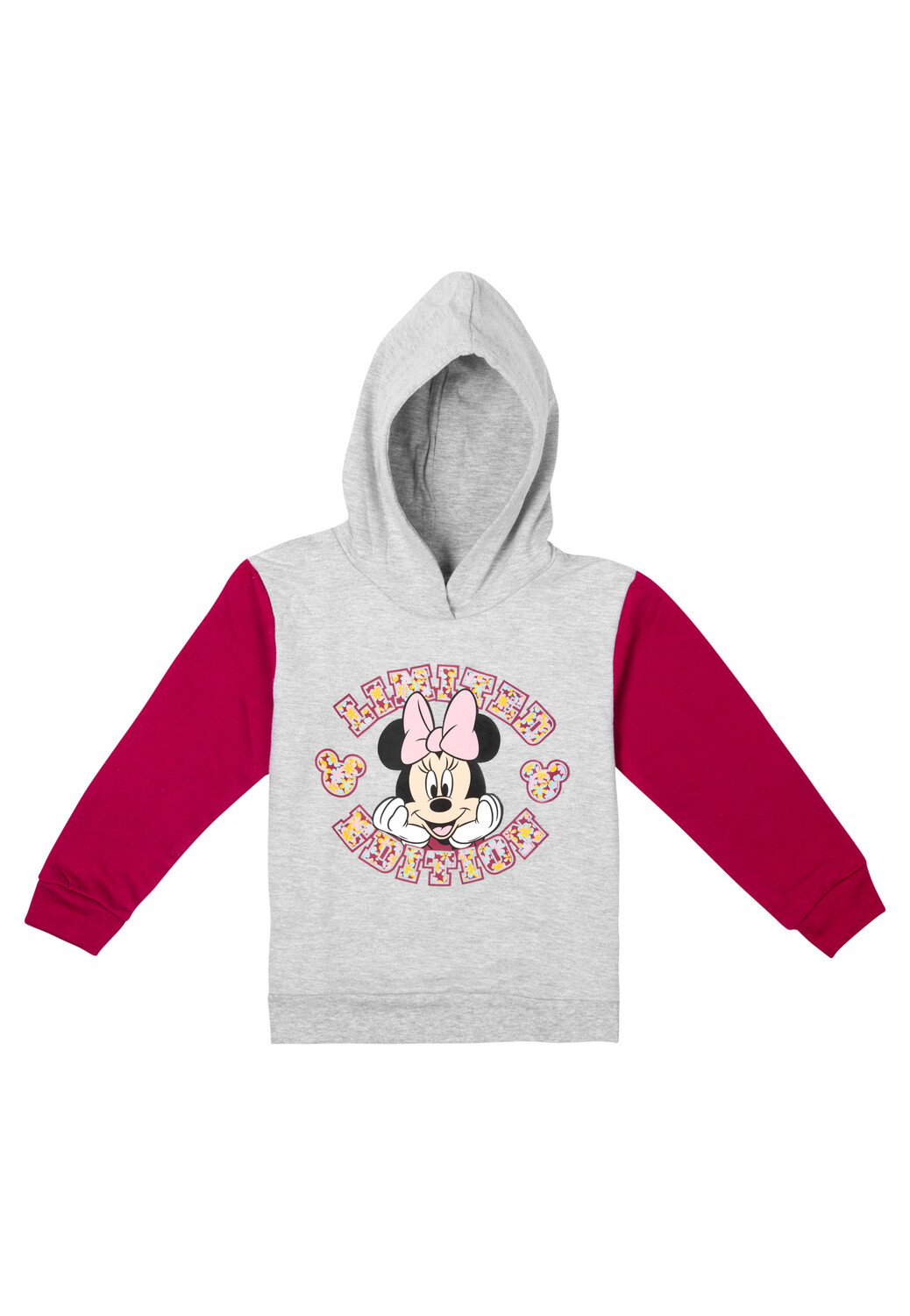 

Толстовка United Labels Disney Minnie Mouse Hoodie Kapuzenpullover, серый