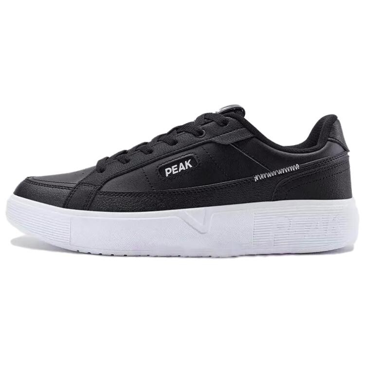 

Кроссовки PEAK Skateboarding Shoes Men Low-top Black/White, черный/белый