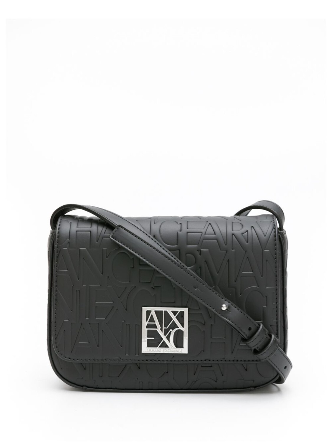 

Armani Exchange сумка на плечо с тисненым логотипом, черный