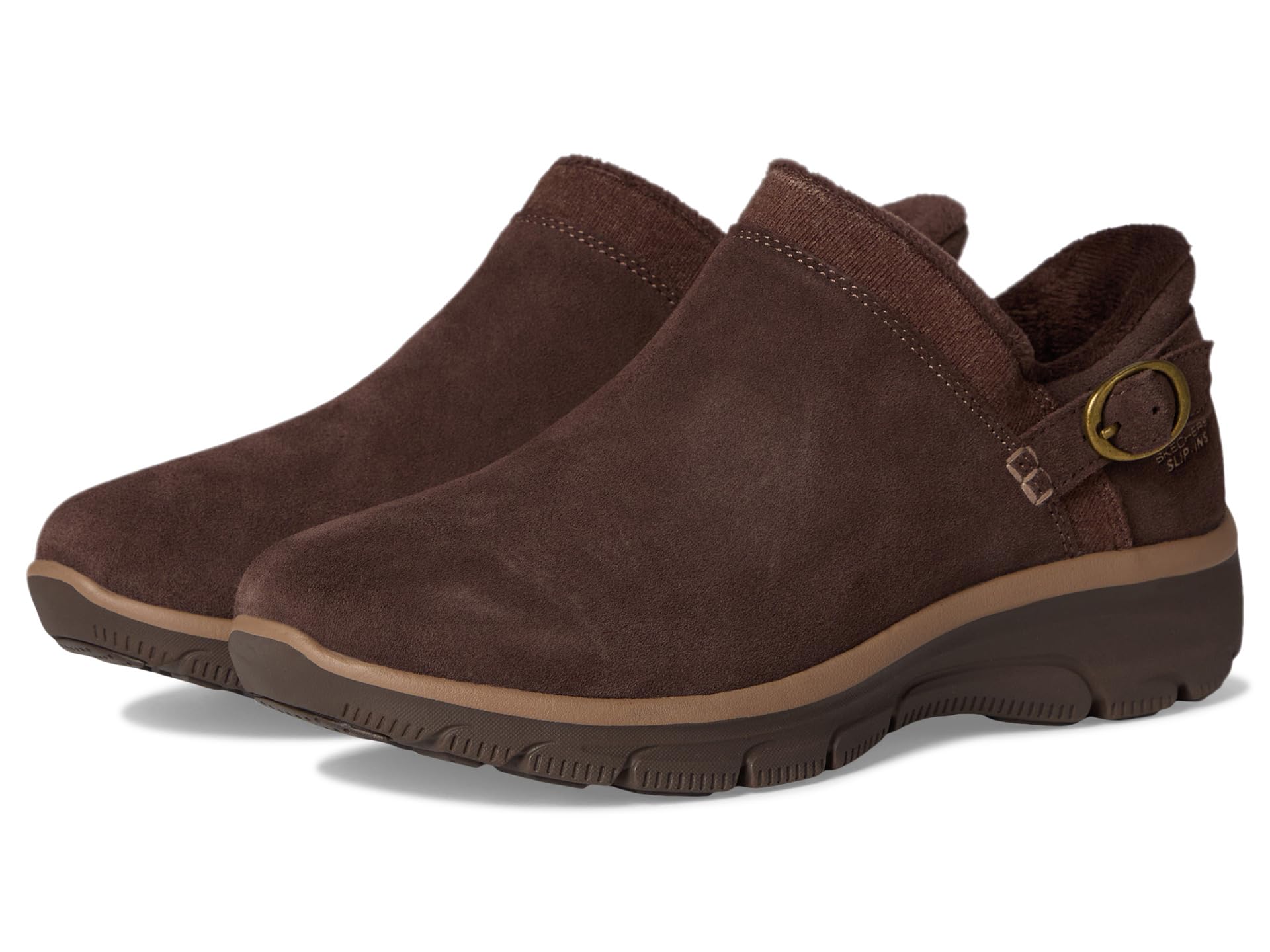 Кроссовки SKECHERS Easy Going - Modern Time Hands Free Slip-ins, цвет Chocolate