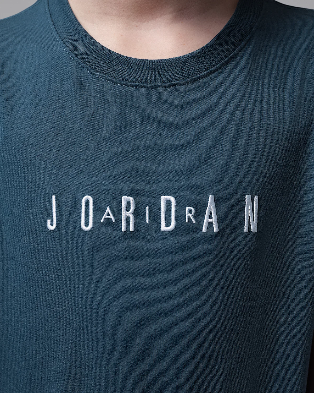 Детская футболка с вышивкой Jordan, Squadron Blue — фото 4