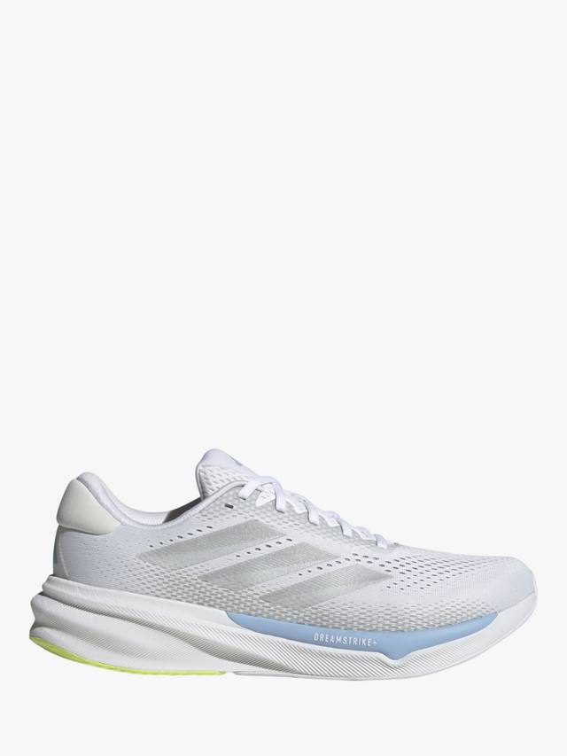 

Мужские кроссовки для бега supernova stride adidas, цвет White/Silver/Blue