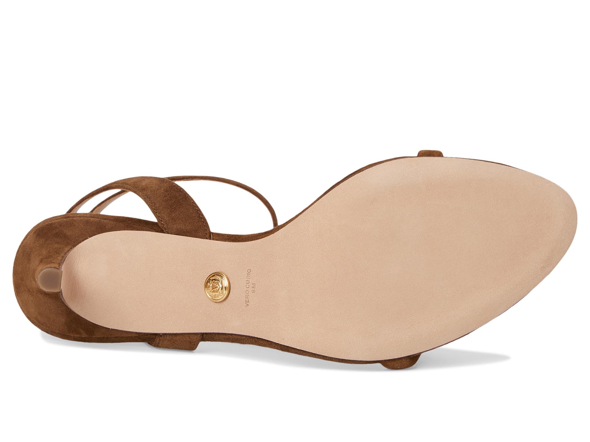 Сандалии Veronica Beard Sylvie 75, цвет Chestnut Brown Suede — фото 3