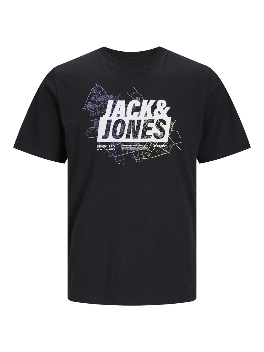 

Рубашка JACK & JONES Map, черный