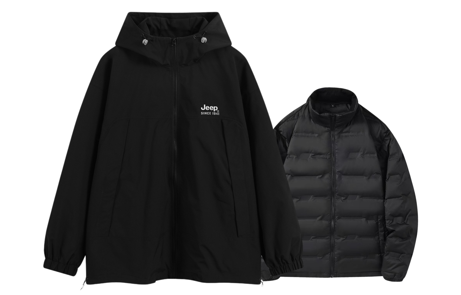

Jeep Куртка Unisex, Pure Black (Down Jacket Liner)