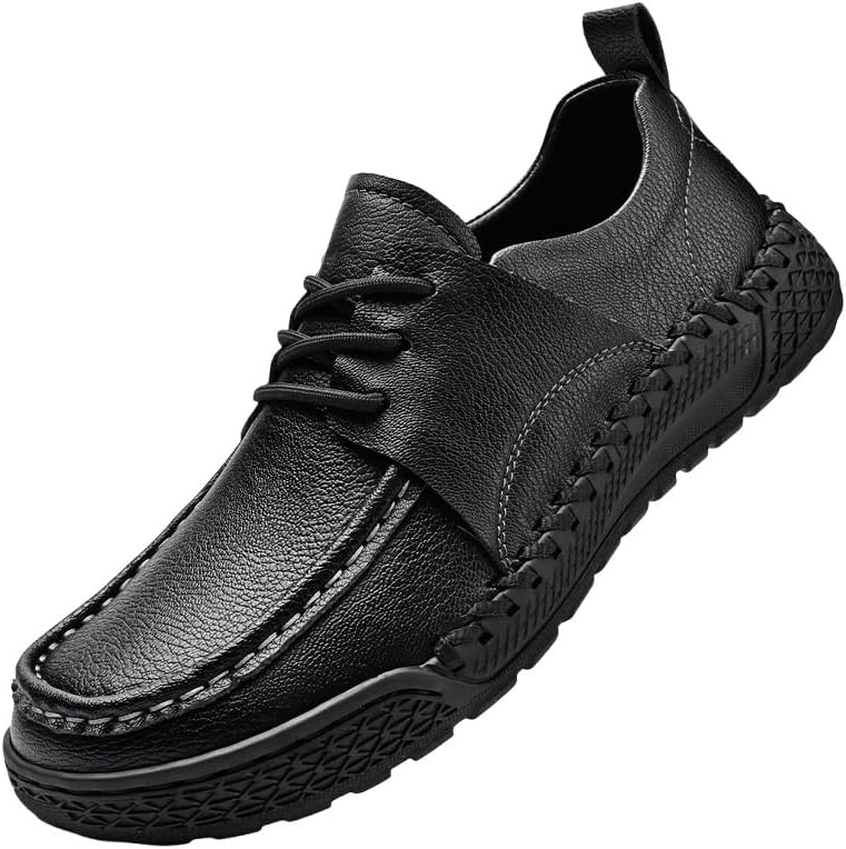 

Мужская обувь с низкой шнуровкой- удобные кроссовки для повседневного вождения с плоским низом, дизайн удобный для одной педали Clolinde, черный