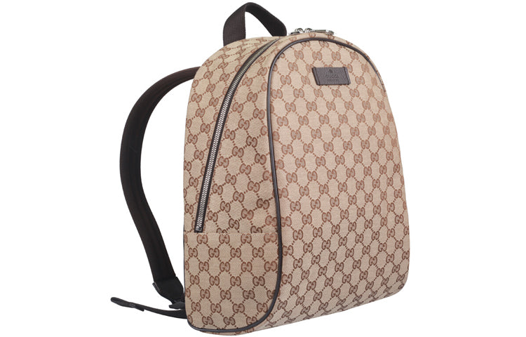 Рюкзак унисекс Gucci Logo Canvas schoolbag Brown 449906-KY9NN-9873 канвас, коричневый — фото 2