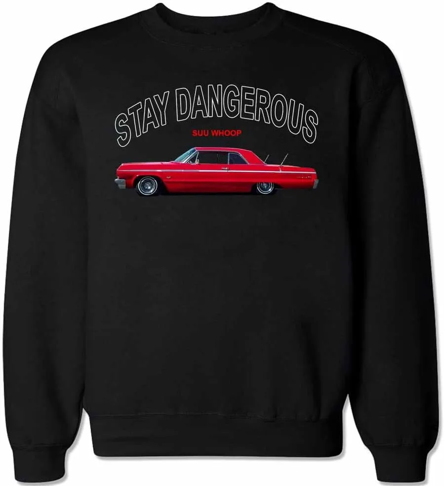 

FTD Apparel мужской свитер Stay Dangerous 64 Red Impala SS с круглым вырезом