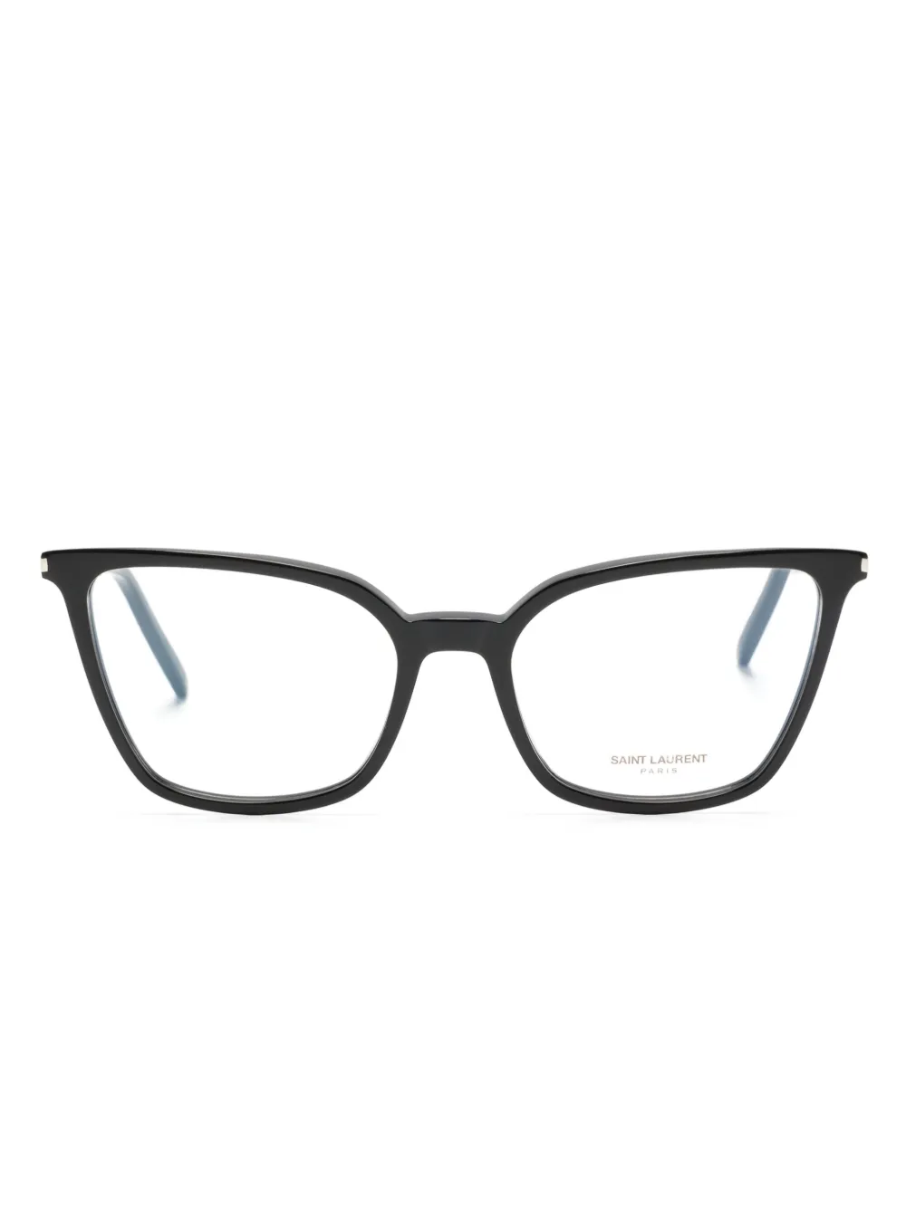 

Очки в оправе 'кошачий глаз' Saint Laurent Eyewear, черный