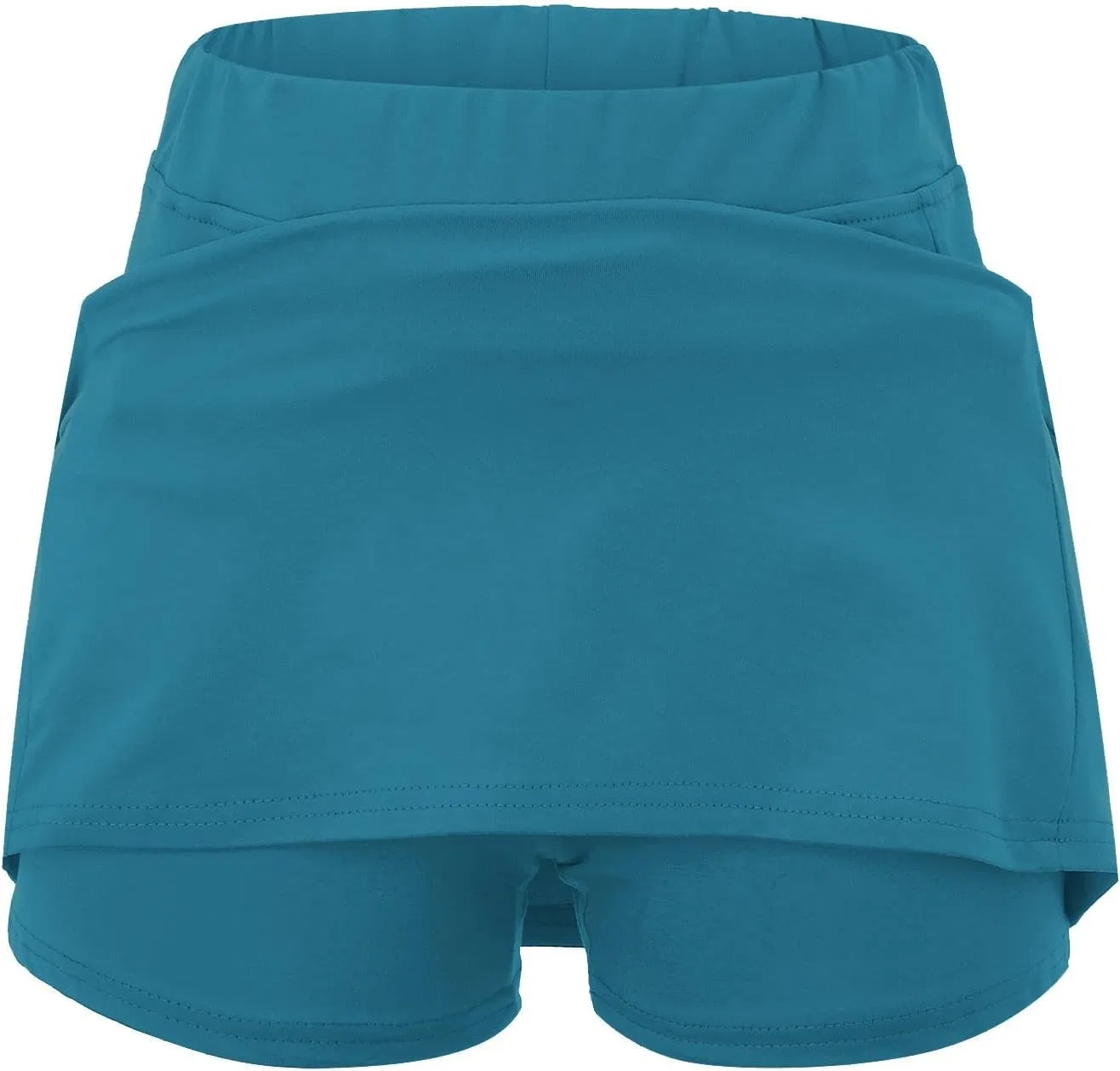 Спортивная юбка-шорты для женщин, бренд Generic, цвет 6-green — фото 4