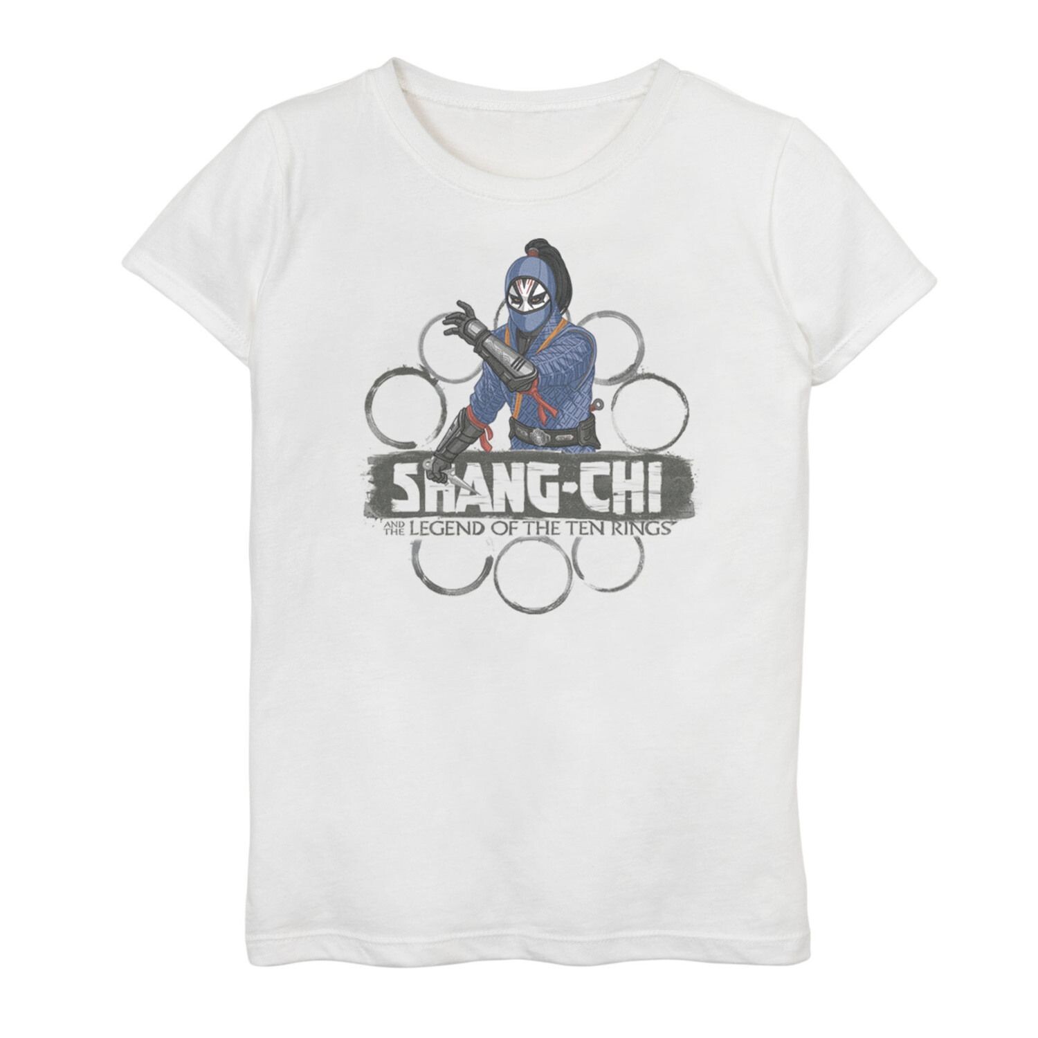 

Футболка с логотипом Marvel Shang-Chi Rings для девочек 7–16 лет Marvel