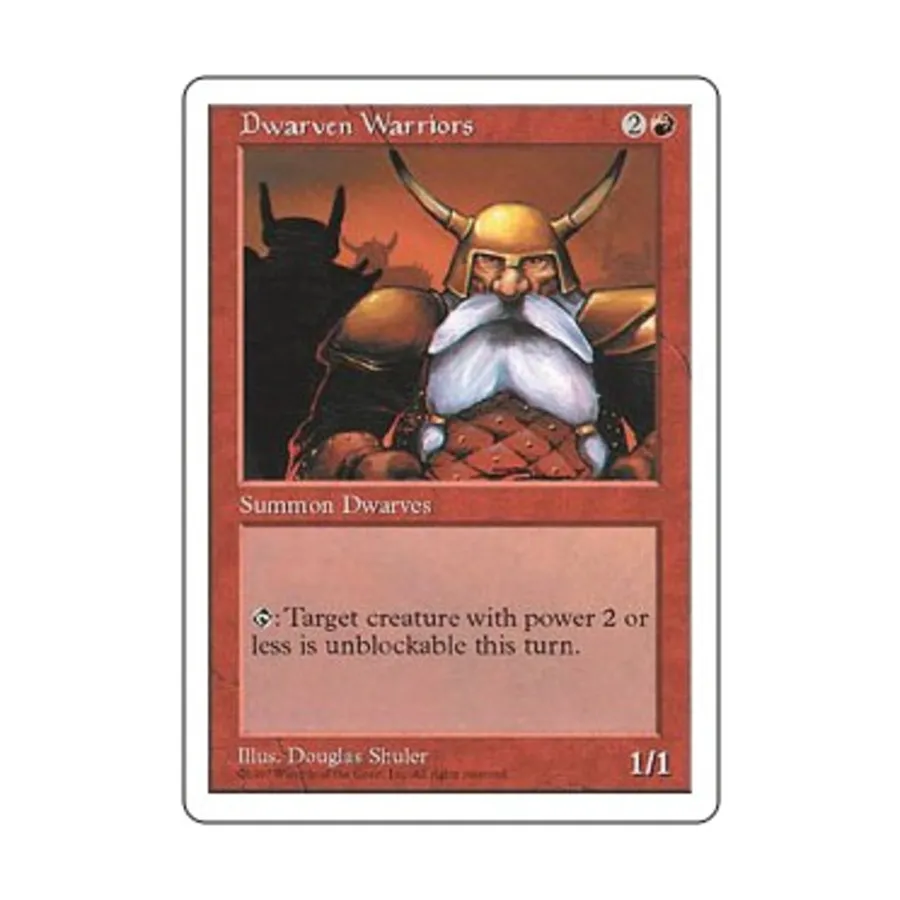 

CCG Гномы-воины (К), MTG - 5th Edition