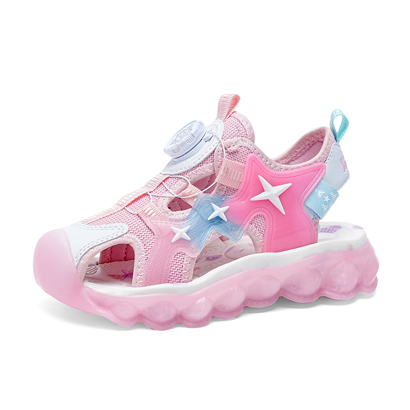 

Детские сандалии с мягкой подошвой, износостойкие, дышащие KUPE, розовый