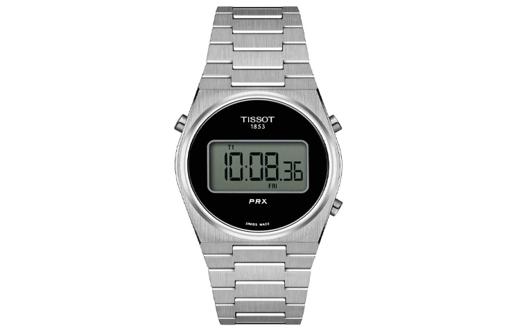 

TISSOT Часы PRX Collection Quartz Movement Unisex Watch 35mm Black Dial T137.263.11.050.00, Black Dial