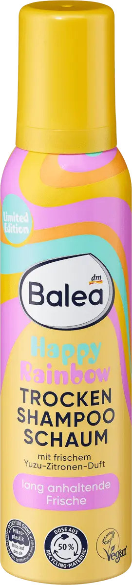 

Сухой шампунь-пенка Happy Rainbow 150 мл Balea
