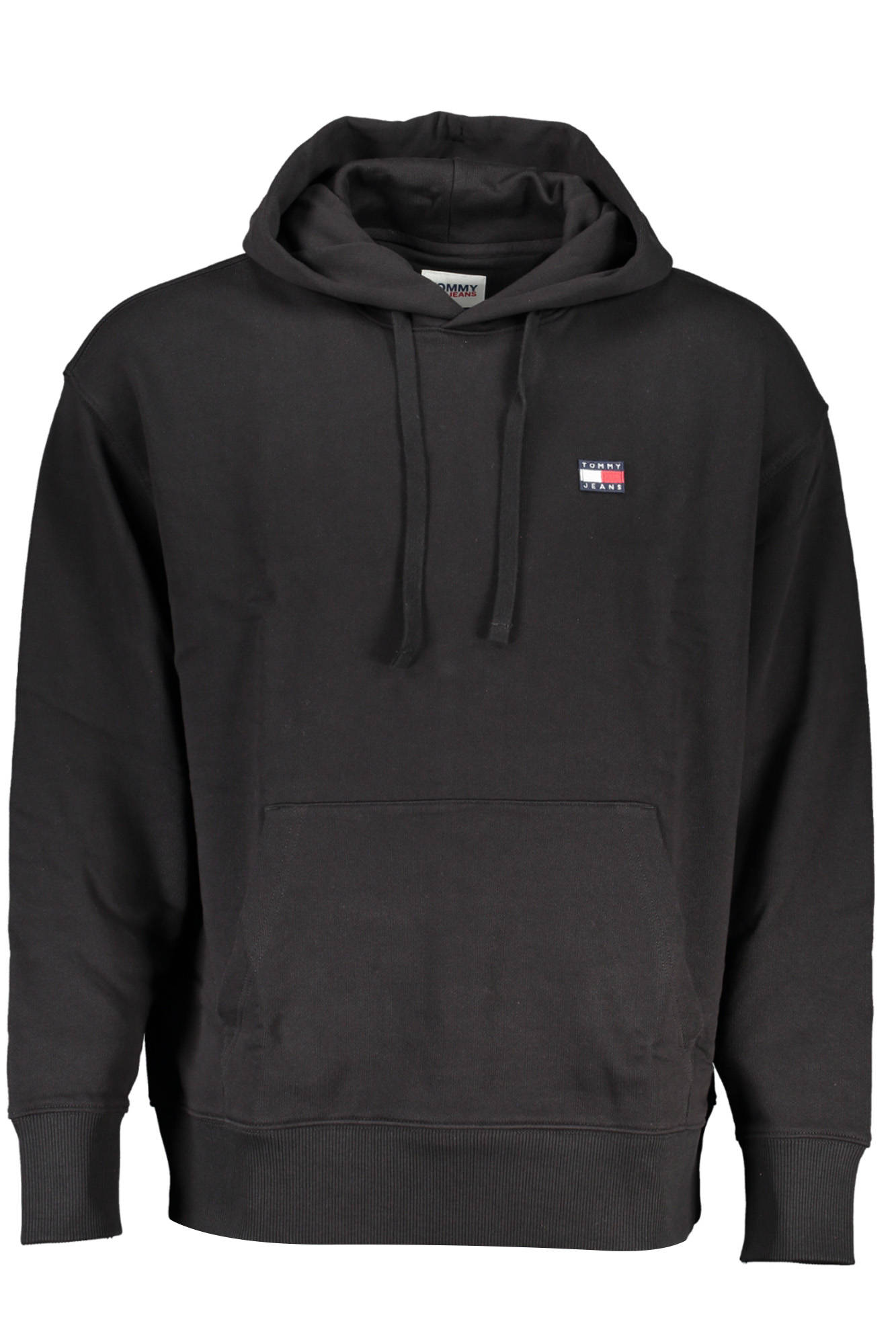 

Толстовка мужская Tommy Hilfiger с карманом-кенгуру, черный