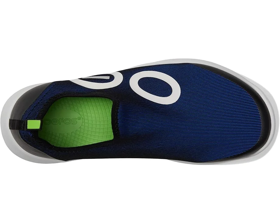 Кроссовки OOFOS Men's OOmg Sport Shoe, White/Navy — фото 2