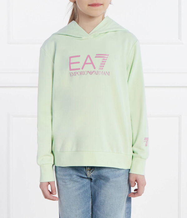 

Толстовка детская Ea7 Regular Fit, светло-зеленый