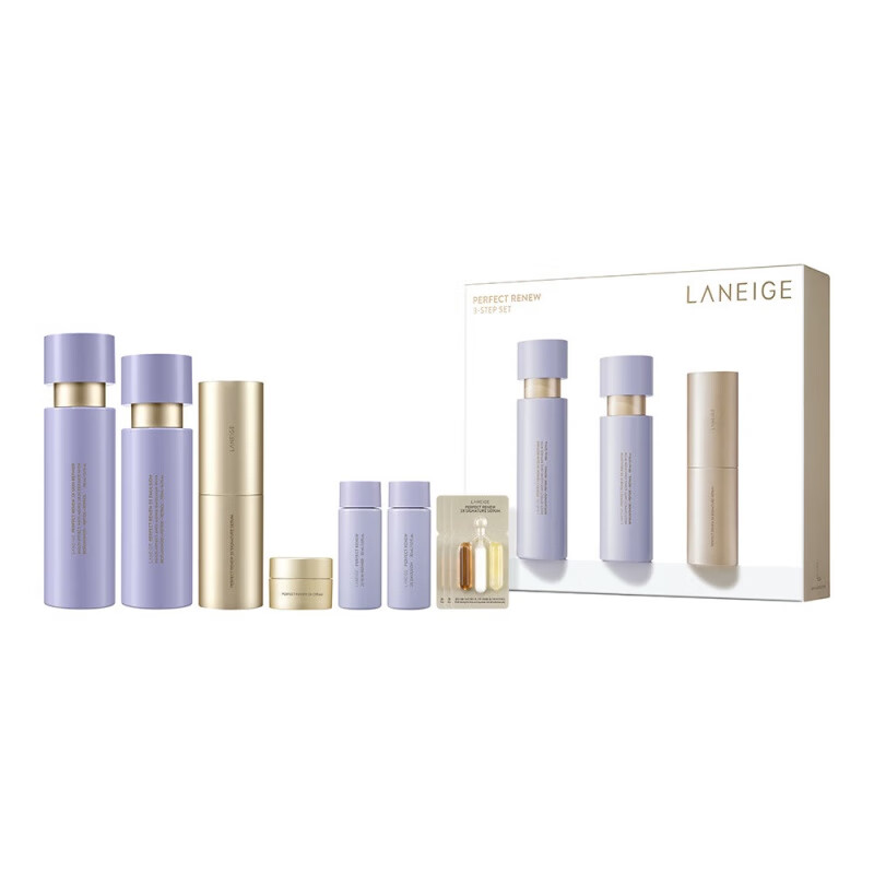 

LANEIGE Набор для ухода за кожей LANZHI Beauty Gold Lotion Essence: успокаивающий, увлажняющий, восстанавливающий, разглаживающий морщины, набор из 7 предметов