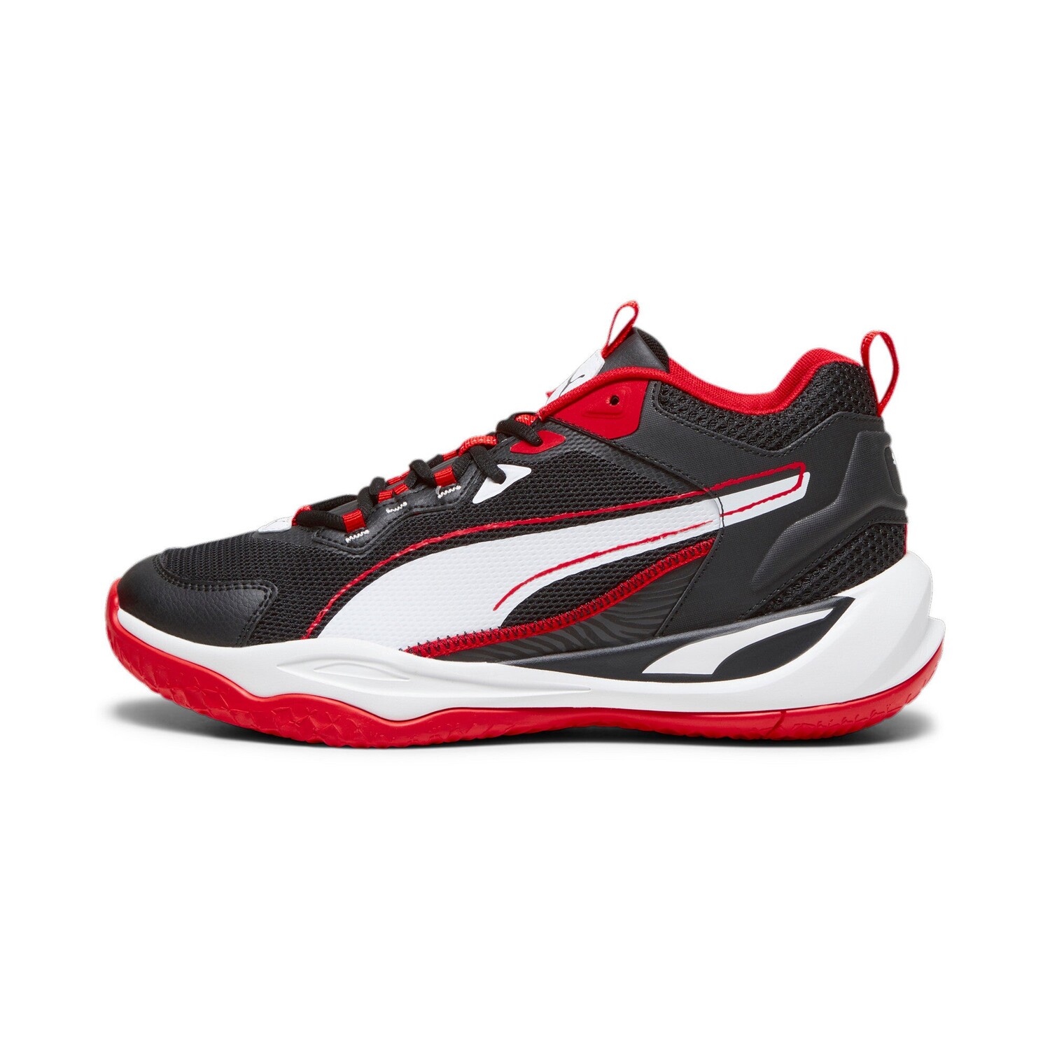 

Мужские кроссовки PUMA Playmaker, цвет Black/White/For All Time Red
