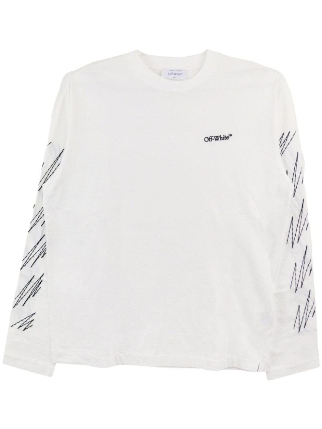 

Футболка с полосками Off-White, белый