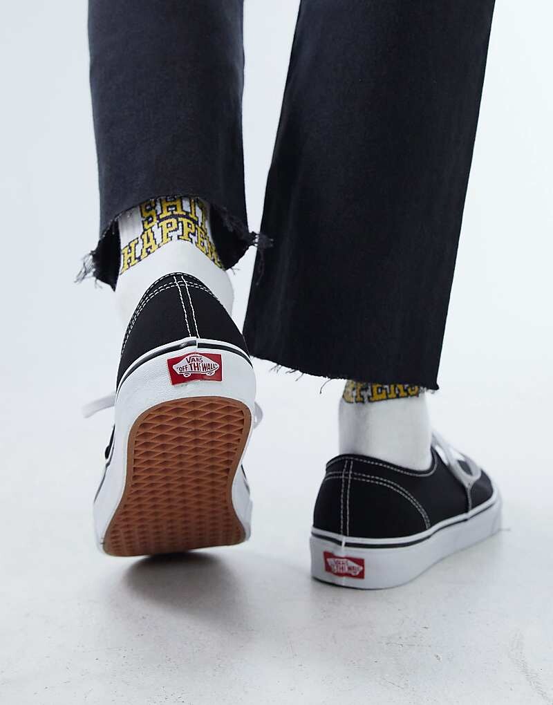 

Кроссовки Vans Authentic – чёрно-белые, Черный, Кроссовки Vans Authentic – чёрно-белые