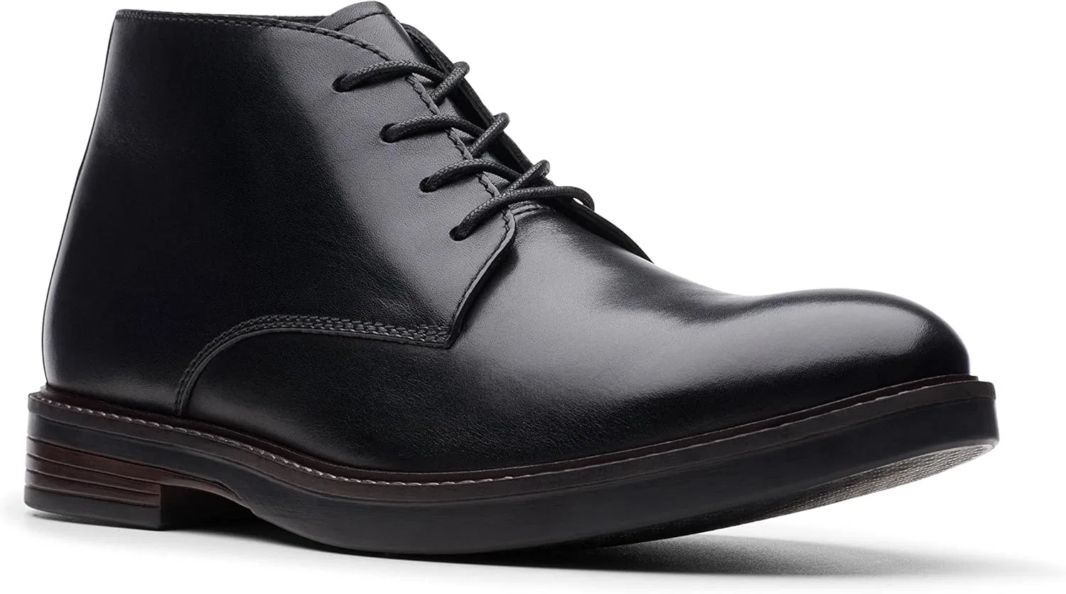 Мужские ботинки Clarks Paulson Mid Classic, Black (Black Leather) — фото 3