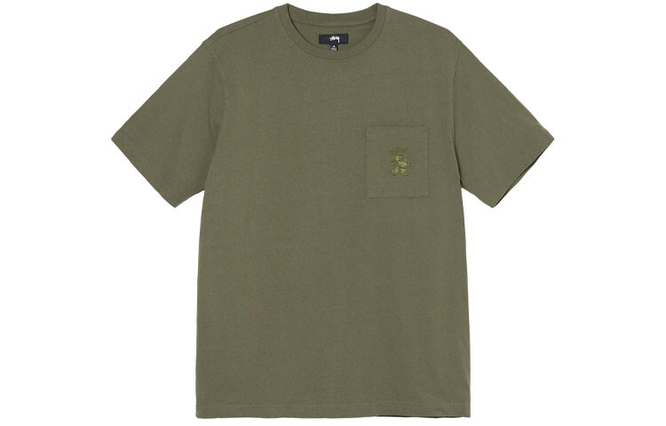 

Футболка унисекс Stussy, зеленый