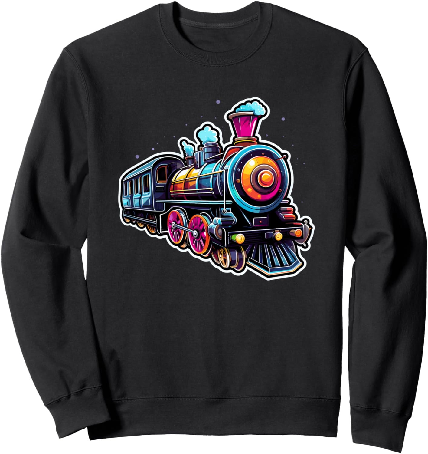 

Толстовка в стиле 90-х с изображением железнодорожных путей Railway Shirts And Gifts, черный
