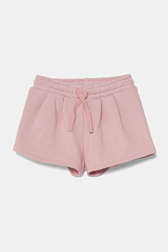 

Хлопковые детские шорты United Colors Of Benetton, розовый