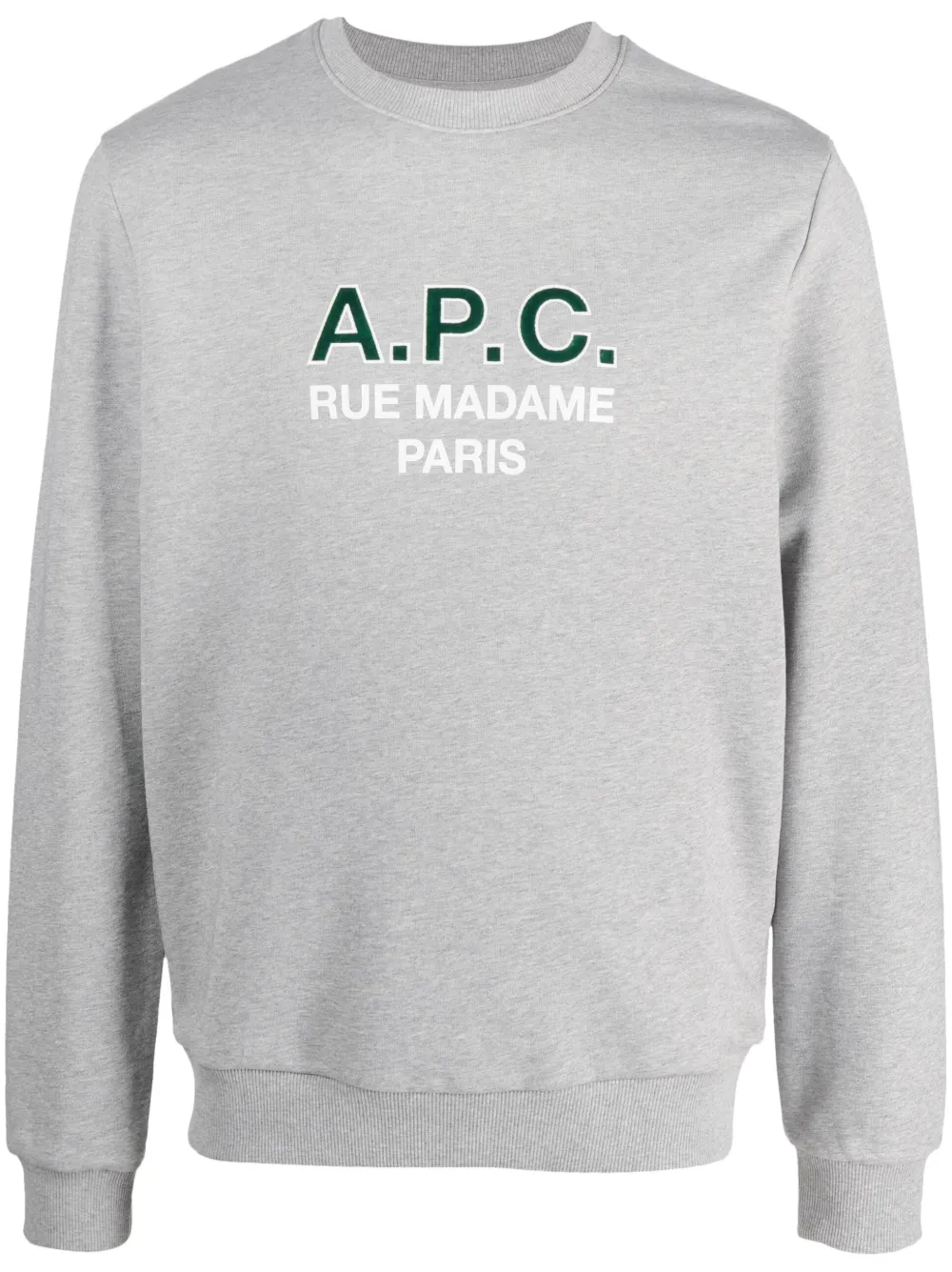 

Толстовка с логотипом A.P.C., серый