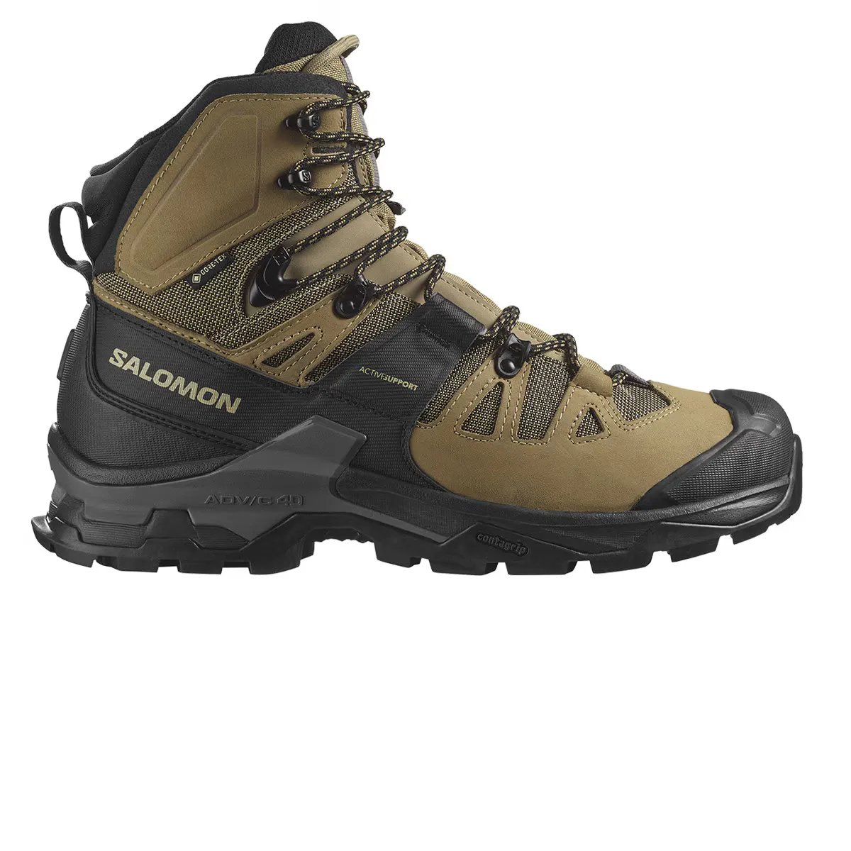 

Мужские кожаные походные ботинки QUEST 4 GTX SALOMON, коричневый/черный