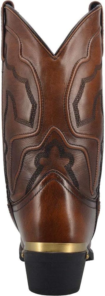 Мужские ковбойские ботинки Laredo Dan Post Black Atlas с круглым носком 68620, коричневый — фото 3
