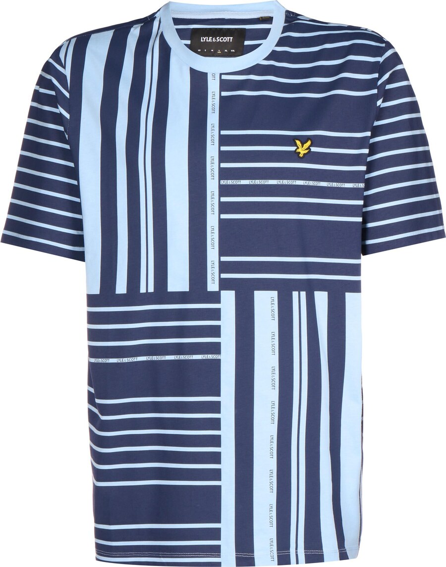 

Классическая футболка Lyle & Scott Shirt, цвет light blue/dark blue