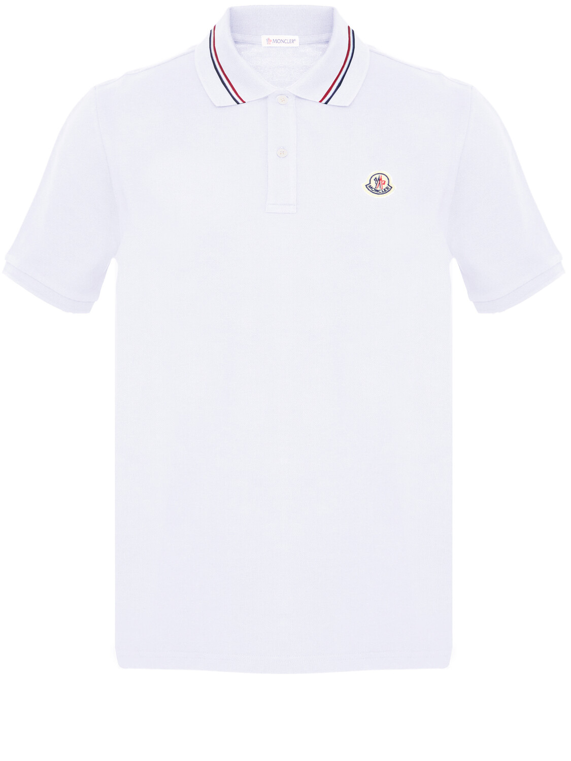 

Рубашка Moncler Piquet cotton polo, белый