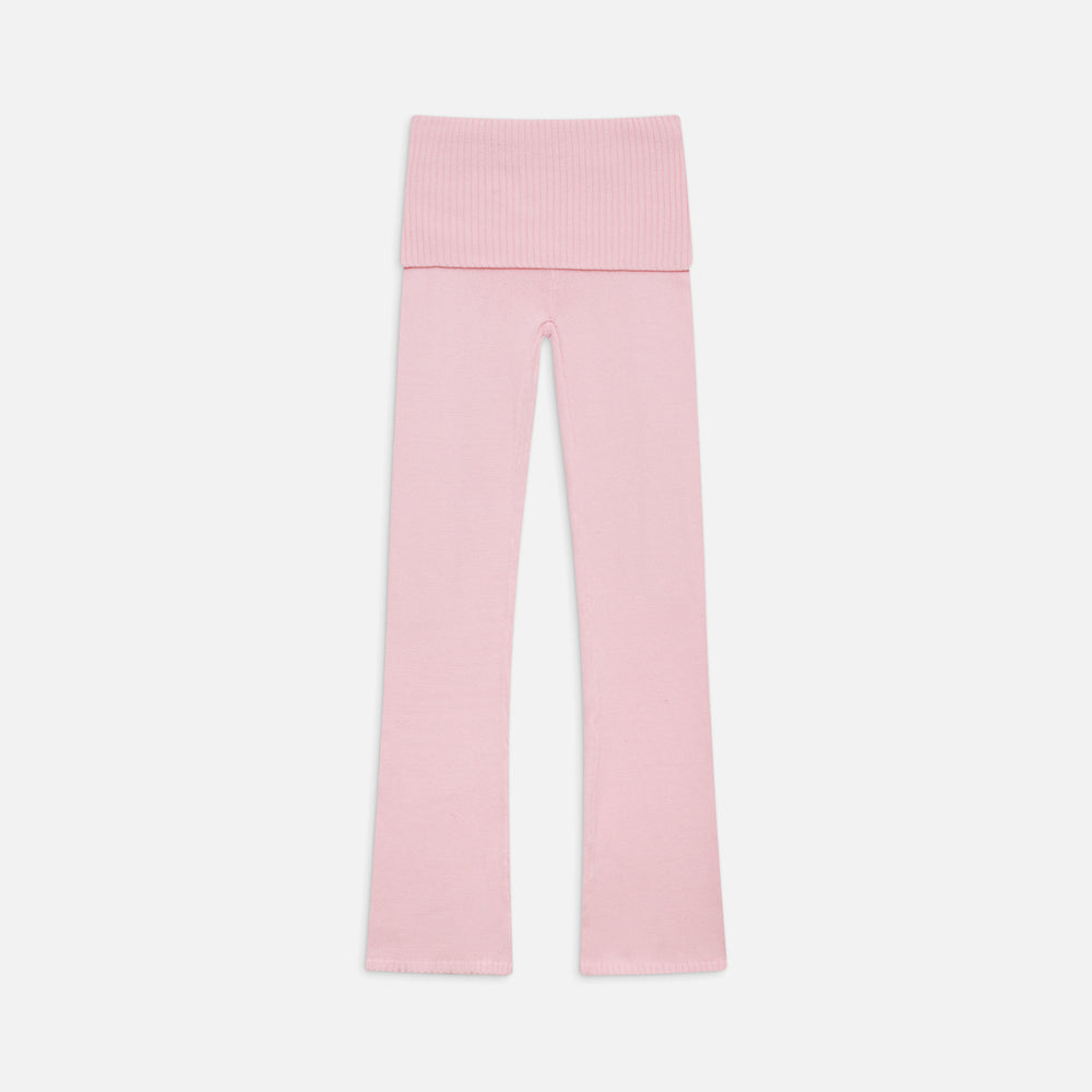 

Брюки Frankies Bikinis Aimee Cloud Knit Pant, цвет Cozy Pink